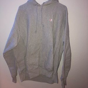Champion sweatshirt with drawl string